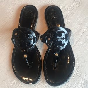 Tory Burch “Miller” Black patent leather